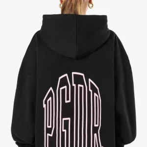 Rutty Super Oversized Hoodie Washed Black-1