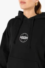 Rutty Super Oversized Hoodie Washed Black-2