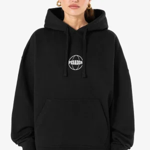 Rutty Super Oversized Hoodie Washed Black