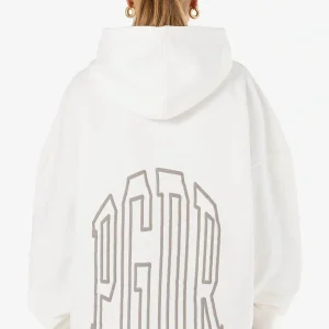 Rutty Super Oversized Hoodie Washed Warm White-1