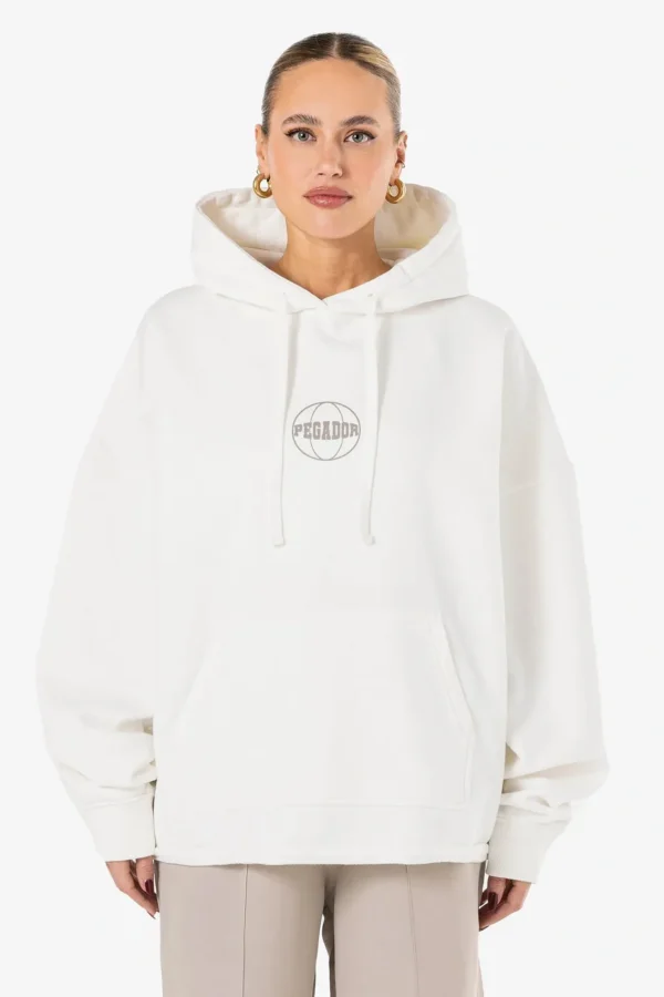 Rutty Super Oversized Hoodie Washed Warm White