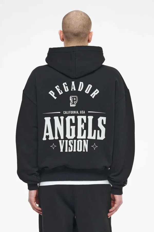 Salal Oversized Hoodie Vintage Washed Black Ink-1