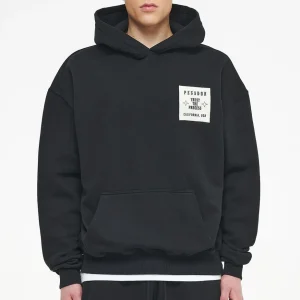 Salal Oversized Hoodie Vintage Washed Black Ink