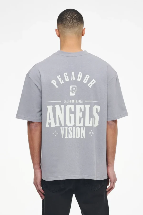 Salal Oversized Tee Vintage Washed Dusk Grey-1