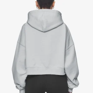 Salita Oversized Cropped Hoodie Washed Sky Grey White Gum-1