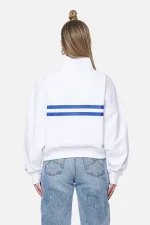 Sarina Oversized Halfzip Sweater White-1