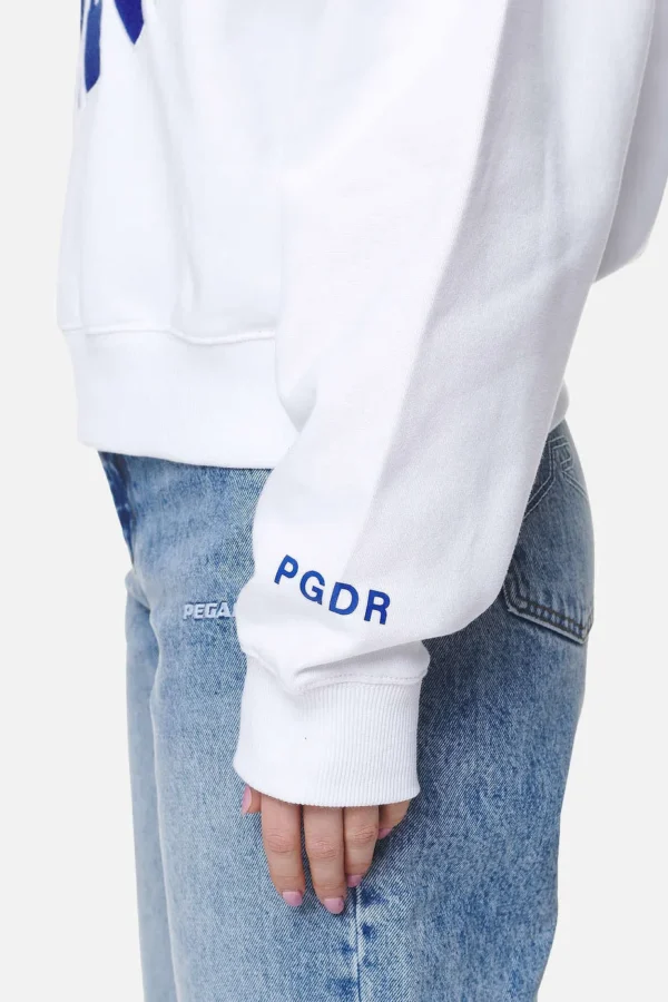 Sarina Oversized Halfzip Sweater White-2