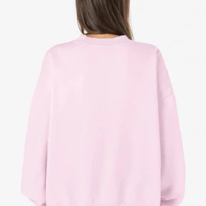 Sela Oversized Sweater Washed Bubblegum Gum-1
