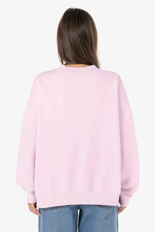 Sela Oversized Sweater Washed Bubblegum Gum-1