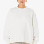 Sela Oversized Sweater Washed Warm White Gum