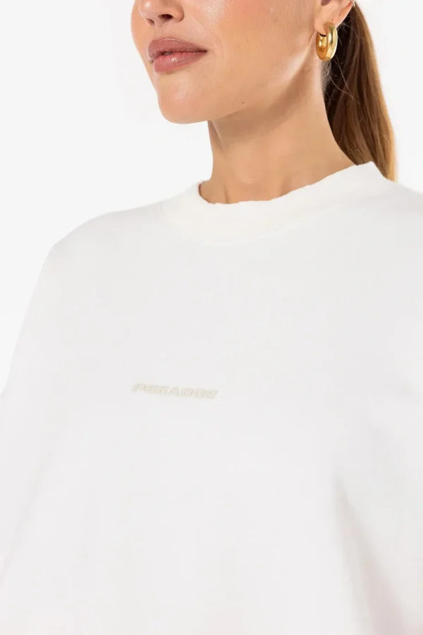 Sela Oversized Sweater Washed Warm White Gum-2