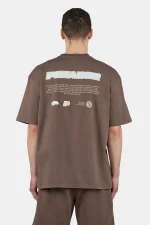 Sentinal Oversized Tee Washed Cozy Brown-1
