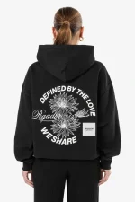 Serena Oversized Hoodie Washed Black-1