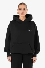 Serena Oversized Hoodie Washed Black