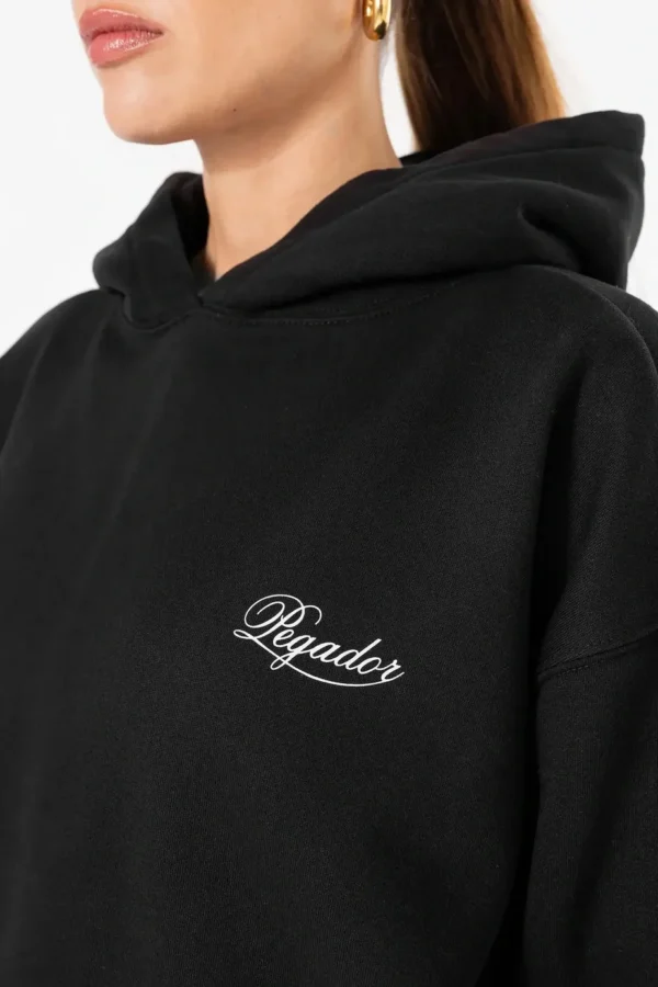 Serena Oversized Hoodie Washed Black-2