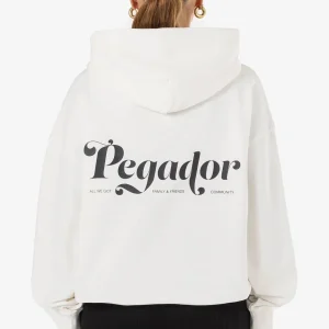 Sienna Oversized Hoodie Washed Warm White-1