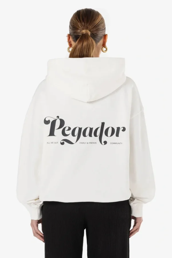 Sienna Oversized Hoodie Washed Warm White-1