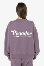 Sienna Oversized Sweater Washed Dusty Grape-1