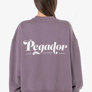 Sienna Oversized Sweater Washed Dusty Grape-1
