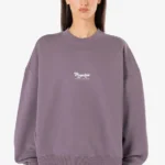 Sienna Oversized Sweater Washed Dusty Grape-2