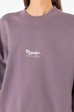 Sienna Oversized Sweater Washed Dusty Grape-2