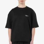Signar Oversized Rib Tee Washed Black White