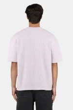 Signar Oversized Rib Tee Washed Lilac Unbleached-1