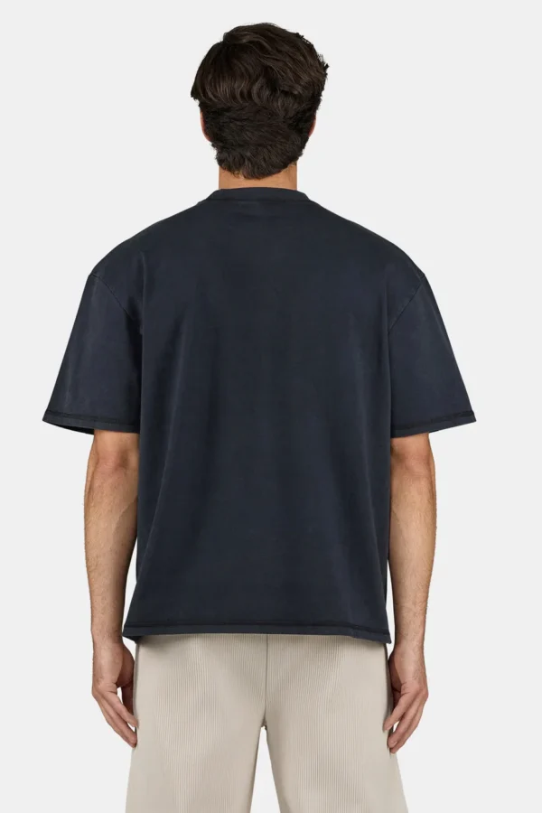 Signar Oversized Tee Vintage Black Unbleached-1