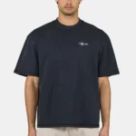 Signar Oversized Tee Vintage Black Unbleached