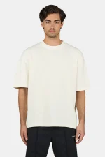 Signar Oversized Waffle Tee Washed Unbleached Light Beige