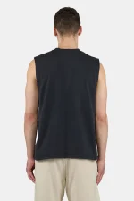 Signar Sleeveless Tee Vintage Black Unbleached-1