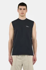 Signar Sleeveless Tee Vintage Black Unbleached