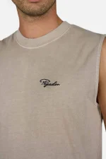 Signar Sleeveless Tee Vintage Rock Grey Black-2