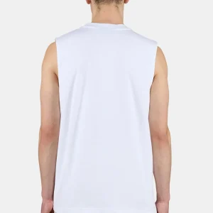 Signar Sleeveless Tee White Unbleached-1