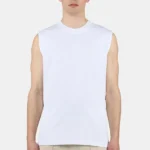 Signar Sleeveless Tee White Unbleached