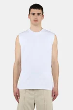Signar Sleeveless Tee White Unbleached