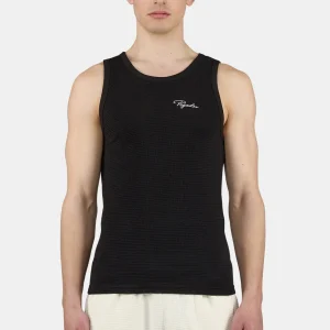 Signar Waffle Undershirt Washed Black Unbleached