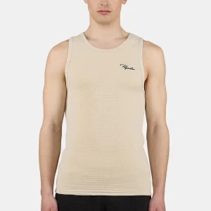 Signar Waffle Undershirt Washed Light Beige Black