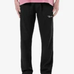 Signar Wide Rib Pants Washed Black White