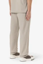 Signar Wide Rib Pants Washed Dark Stone White-1