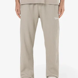 Signar Wide Rib Pants Washed Dark Stone White