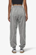 Silvi High Waisted Sweat Pants Deep Grey Melange-1