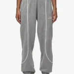 Silvi High Waisted Sweat Pants Deep Grey Melange