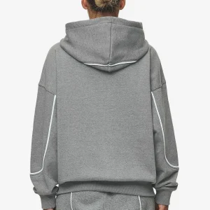 Silvi Oversized Sweat Jacket Deep Grey Melange-1