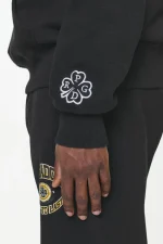 Smith Oversized Hoodie Vintage Washed Onyx Black-2