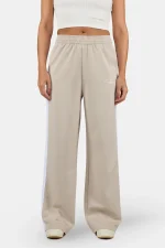 Soboya Track Pants Light Beige White