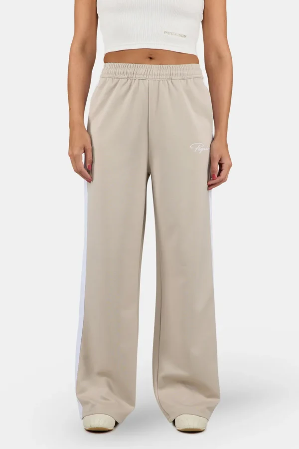 Soboya Track Pants Light Beige White