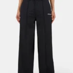 Solaya Suit Pants Black White