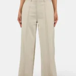 Solaya Suit Pants Light Beige White