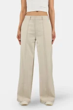 Solaya Suit Pants Light Beige White
